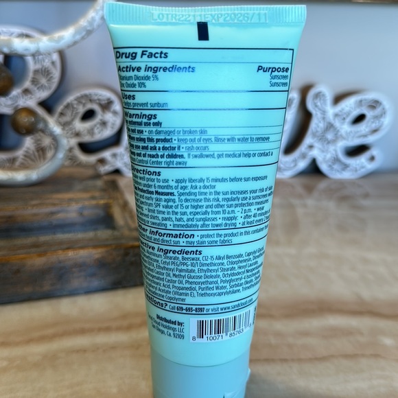 NWT Sand Cloud Mineral Body Sunscreen 30 SPF - Picture 7 of 7